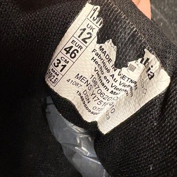 Columbia Mens Plateau Hiking Shoes \Black & Grey Waterproof Outdoor Sneakers 12 - Picture 9 of 14